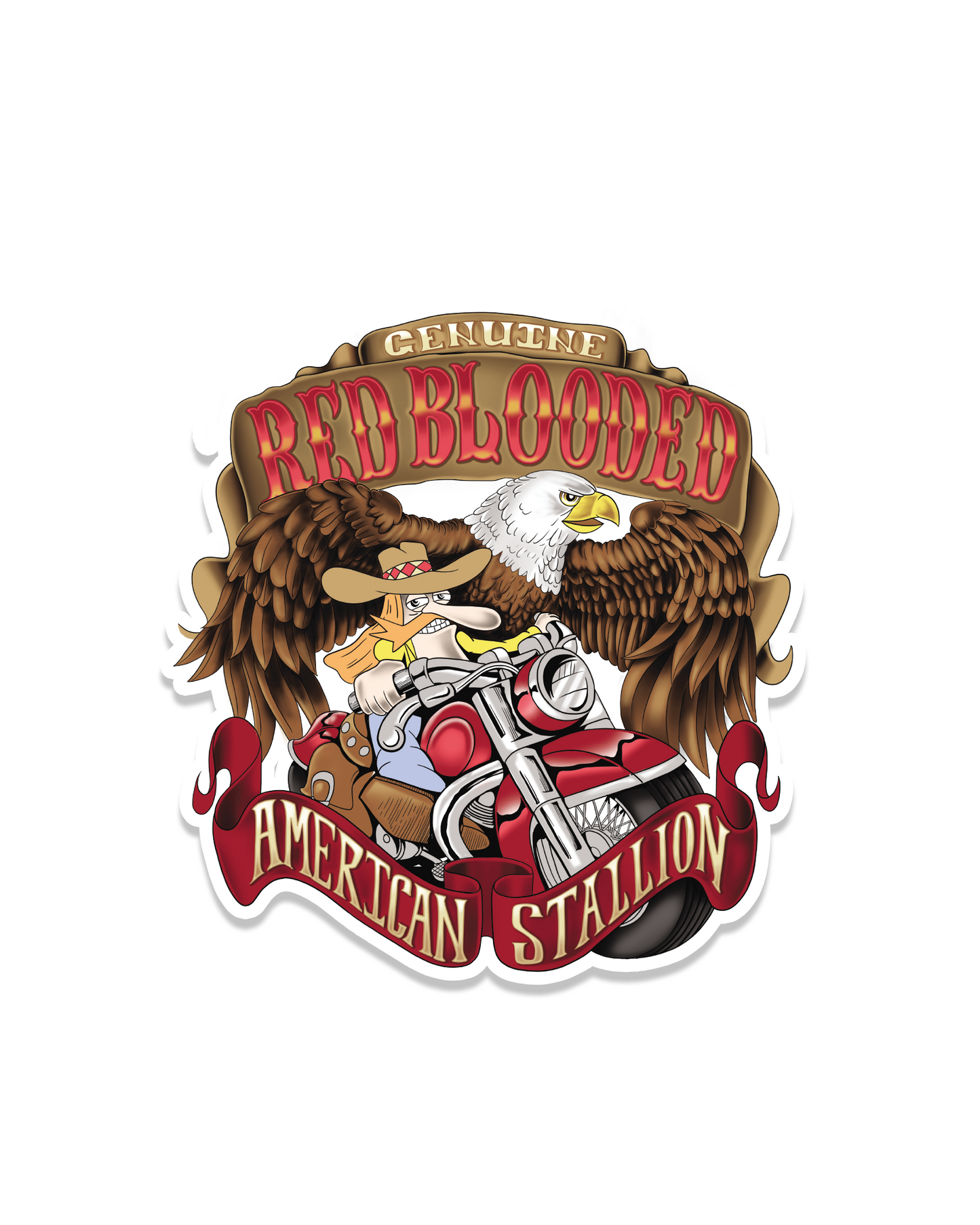 Franklin American Stallion Sticker