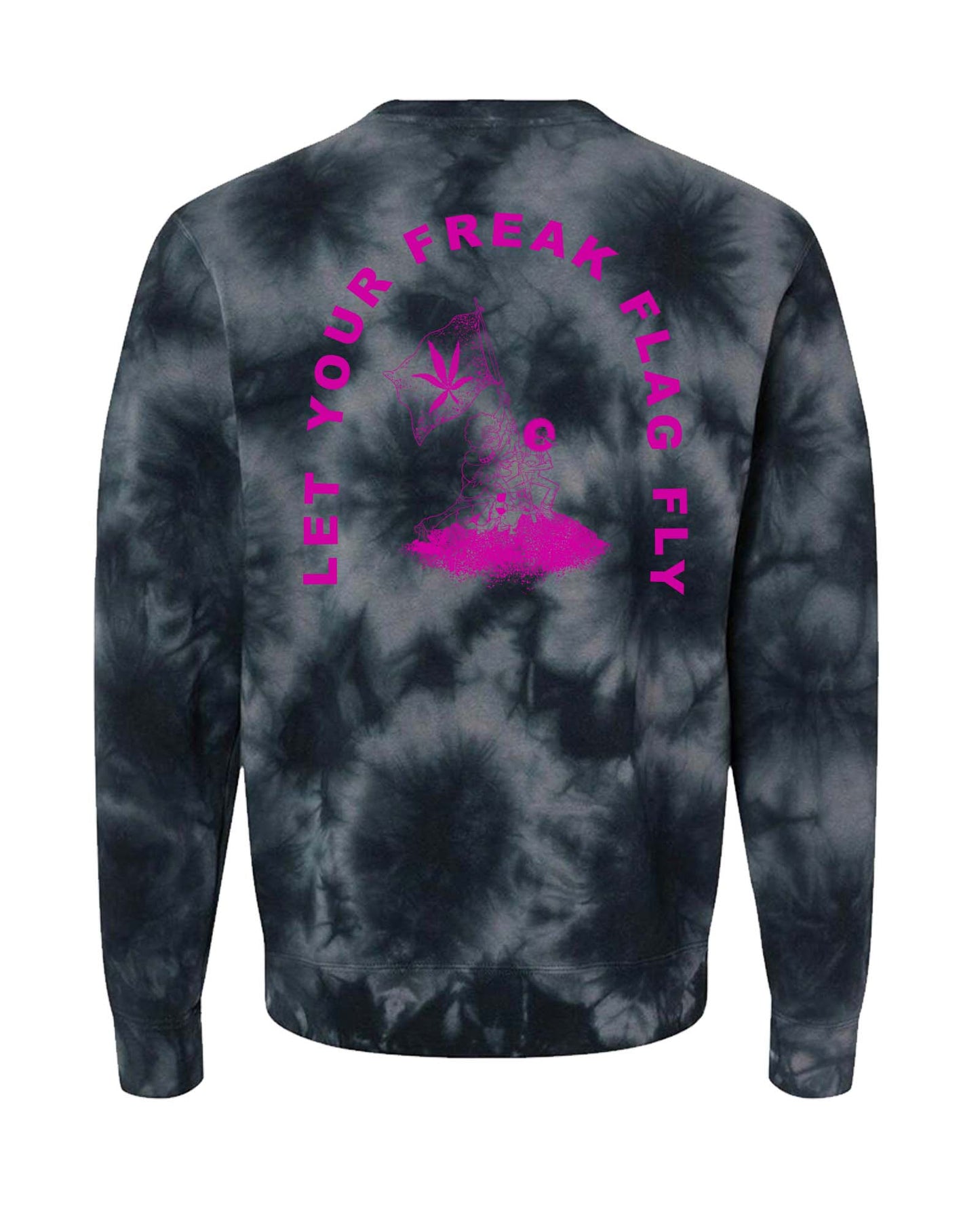 Freak Flag Tie Dye Crew Sweatshirt