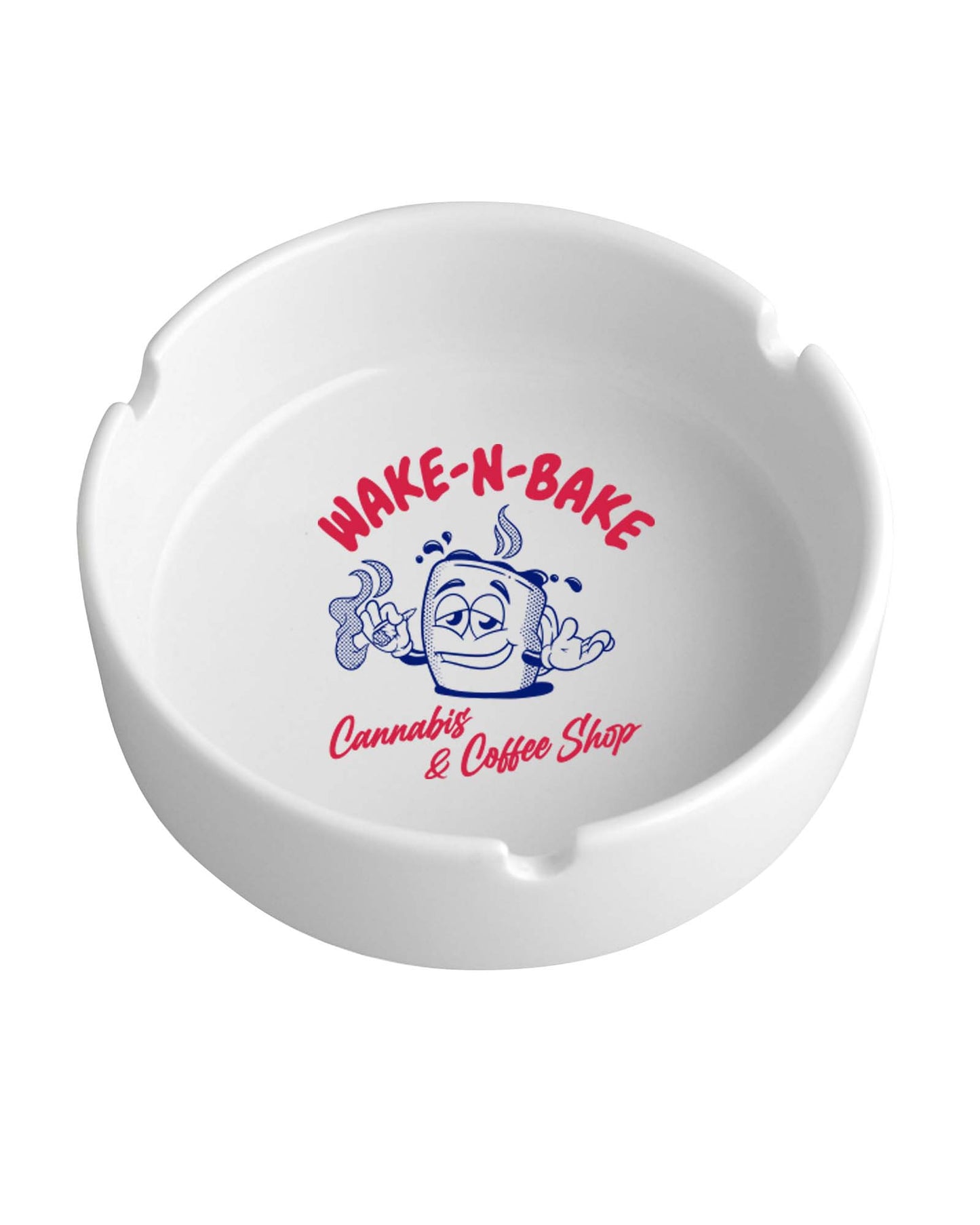 Wake-N-Bake Ceramic Ashtray