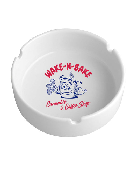 Wake-N-Bake Ceramic Ashtray