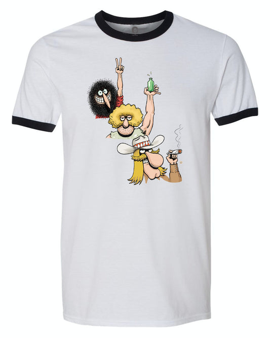 Retro Freaks Ringer Tee