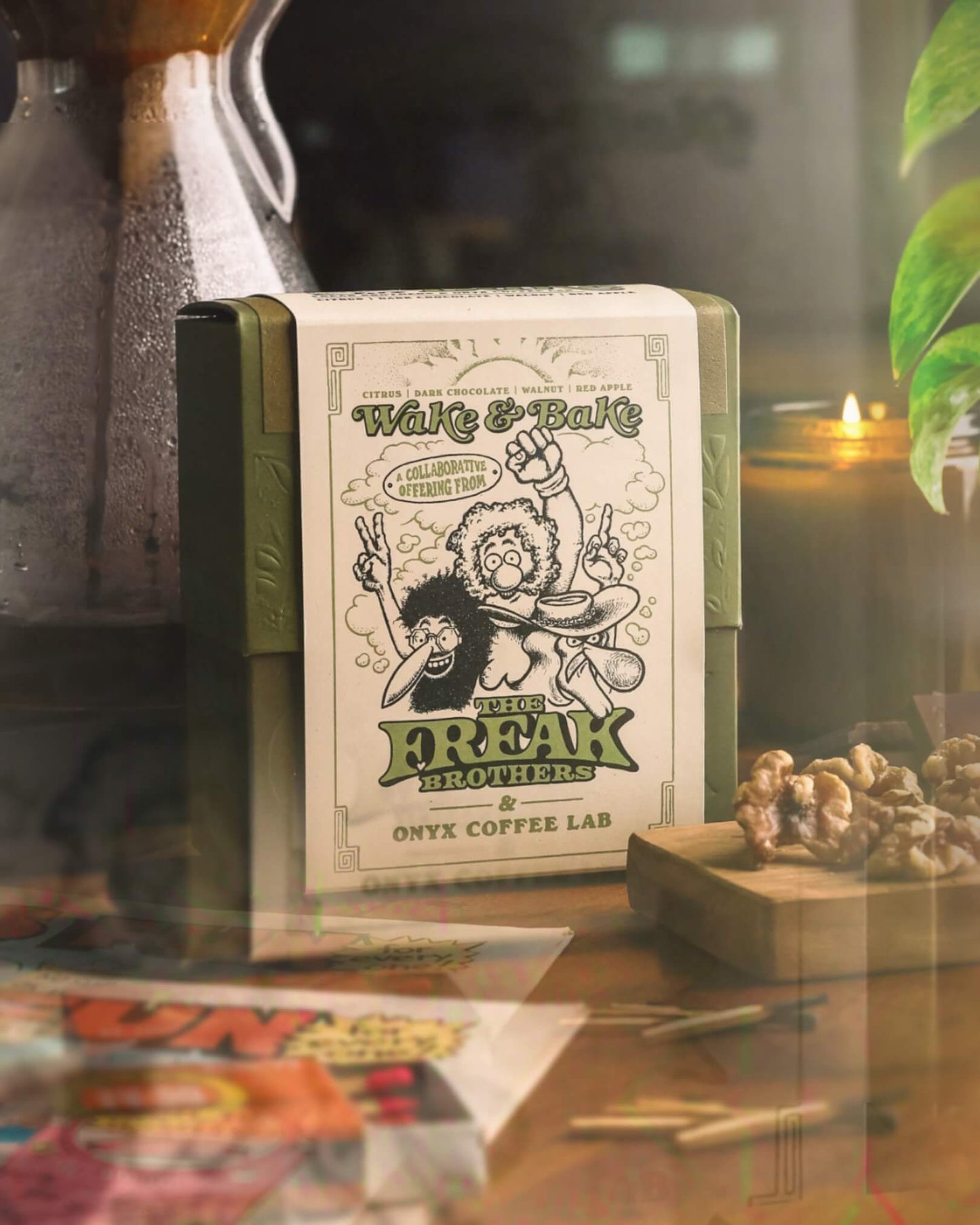Wake and Bake The Freak Brothers x Onyx Coffee Lab Collab