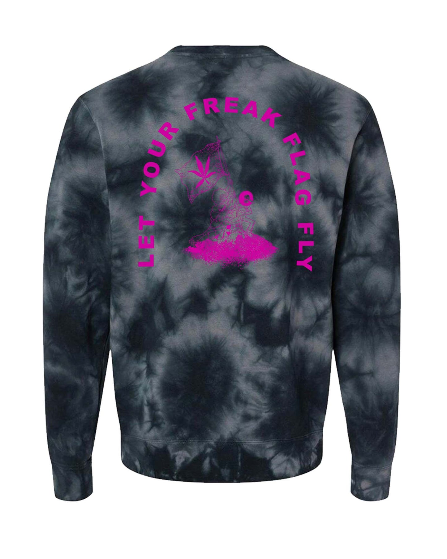 Freak Flag Tie Dye Crew Sweatshirt – The Freak Brothers